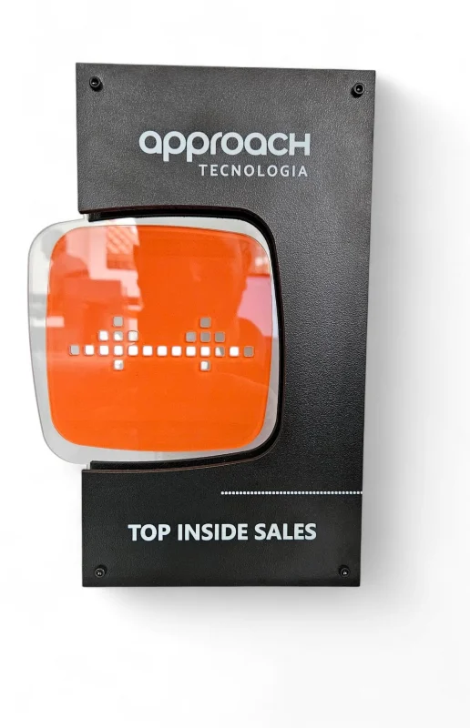 Placa de premiação em Santa Catarina