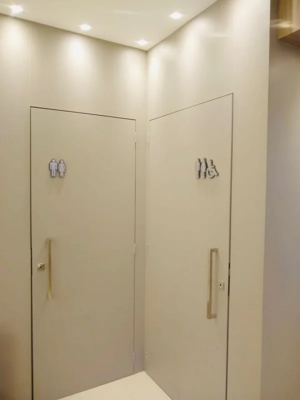 Placas de identificação de setores personalizadas