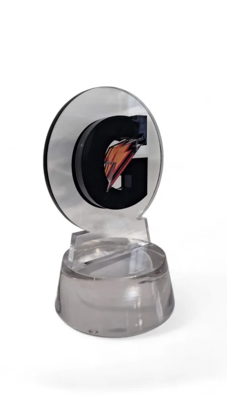 Troféu de homenagem em acrílico