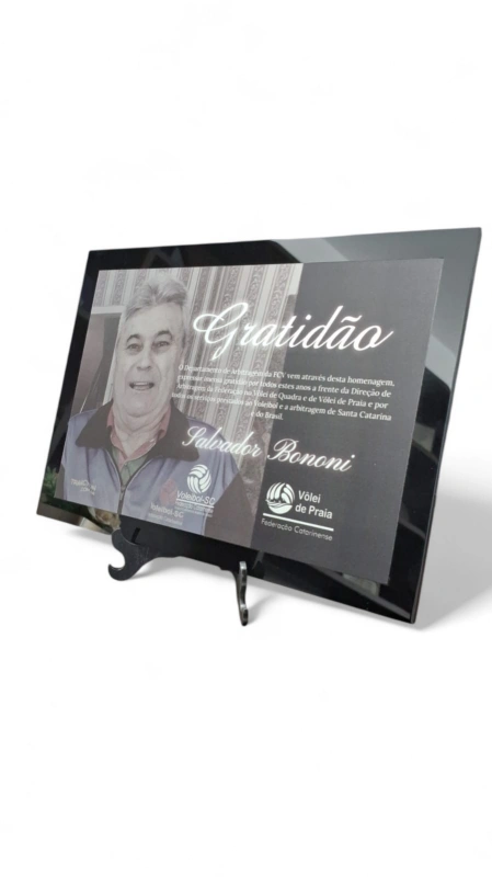 Top One - Placa Homenagem 06