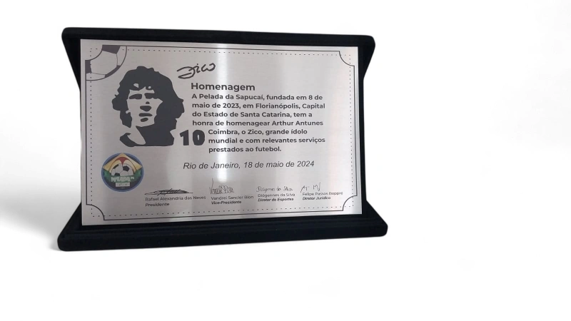 Placas de homenagem
