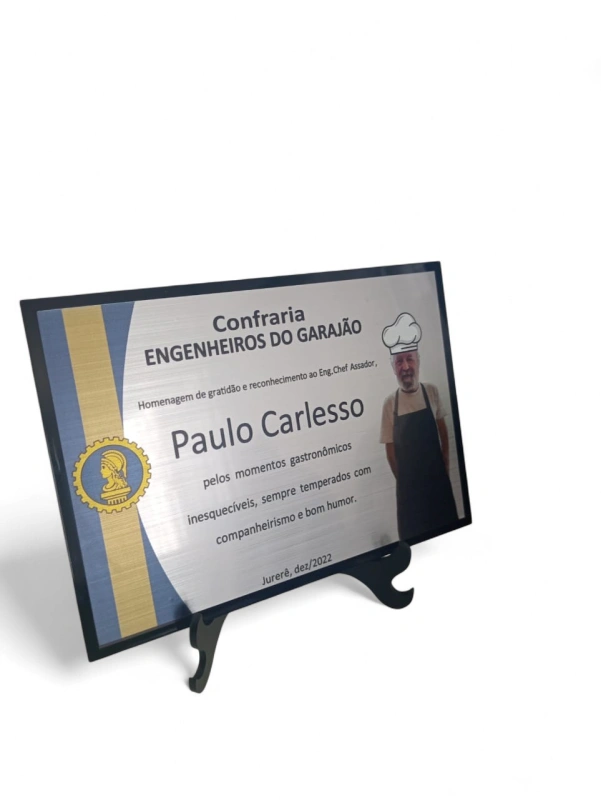 Placas de homenagem